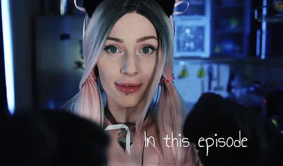 Inked-up babe with ponytails loves engaging in a kinky roleplay