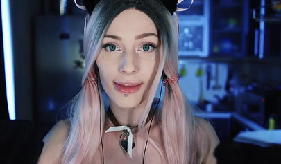 Inked-up babe with ponytails loves engaging in a kinky roleplay