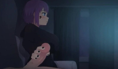 Busty Anime girl cums hard from hardcore pussy drilling