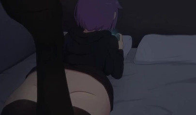 Busty Anime girl cums hard from hardcore pussy drilling