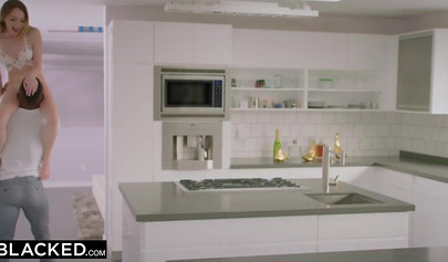 Big black cock for an insatiable teen Angel Smalls