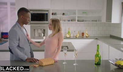 Big black cock for an insatiable teen Angel Smalls