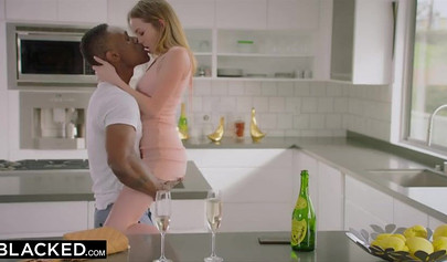 Big black cock for an insatiable teen Angel Smalls