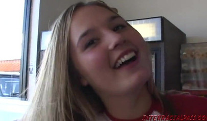 Ebony monster cock stretching Lynn Pleasant's tight pussy