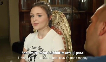 Brunette teen with small tits Kiara Gold loses her virginity