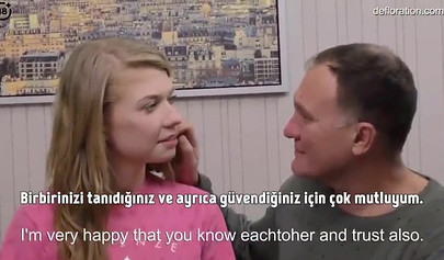 Sexy Blonde With Small Tits Milked An Older Cock