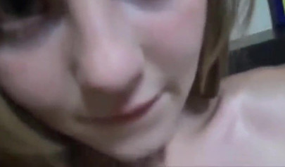 Beautiful Amateur Blonde Sucking And Riding Stepbrother's Big Cock