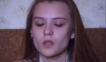 Sexy Amateur Brunette Schoolgirl Sucking A Big Cock During Casting