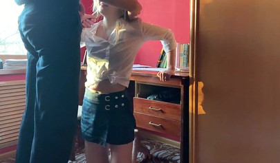 Shy Blonde Teen Squirting When Her Teacher Fucks Her