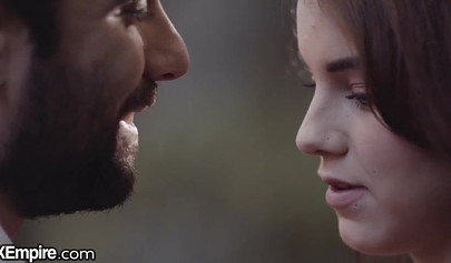 Sexy Brunette Ellie Eilish Riding Her Teachers Big Dick