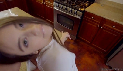 Naughty Brunette Schoolgirl Got A Spanking Before She Got Pounded