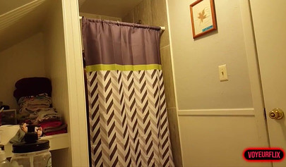 Busty Amateur Teen Stripping In The Bathroom On Hidden Camera