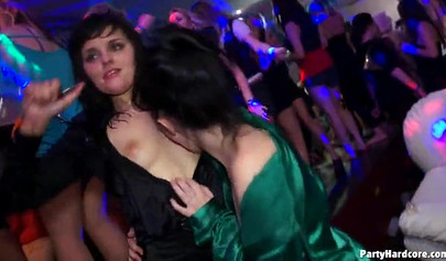 Sexy Amateur Mom Stripping And Drilled At Orgy Party