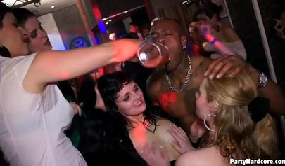 Sexy Amateur Mom Stripping And Drilled At Orgy Party