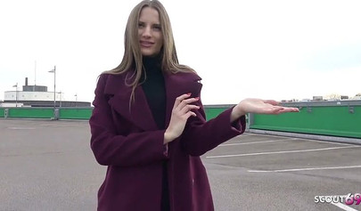 Skinny Teen With Small Tits Fucked A German Scout For Money