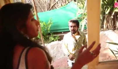 Beautiful Indian teen gets kissed by her boyfriend