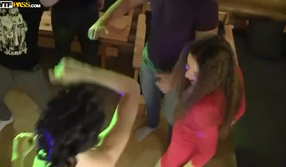 Slutty teens having wild sex at the party