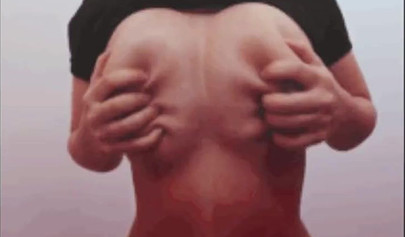 Stunning amateur teens showing and squeezing their big tits in compilation