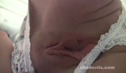 Breathtaking teen strips and plays with her vagina in the bathroom