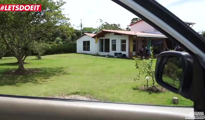 Colombian teen with big tits gets picked up on the street and fucked