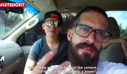 Colombian teen with big tits gets picked up on the street and fucked