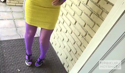 Teen in slutwear Kitty Carrera gets her tight vagina demolished