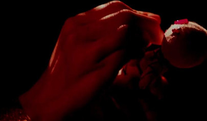 Horny lesbian teens eating each other's pussies in nature