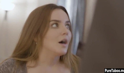 Thick teen with big tits gets both her holes penetrated deeply