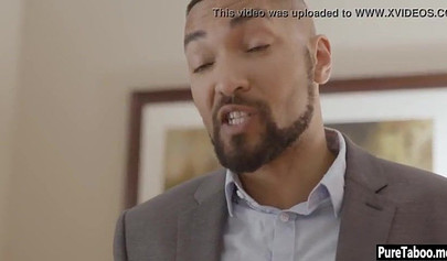 Thick teen with big tits gets both her holes penetrated deeply