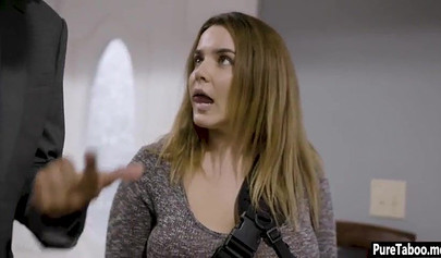 Thick teen with big tits gets both her holes penetrated deeply