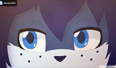 Cartoon cat taking a rock hard dick from behind