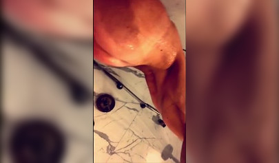 Celebrity Bella Thorne washing her natural tits and sexy ass