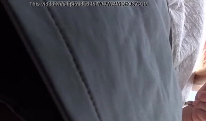 Sexy Russian teen with upskirt pussy filmed in public