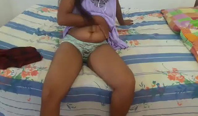 Masked Desi teen has wild sex with her boyfriend on hidden cam