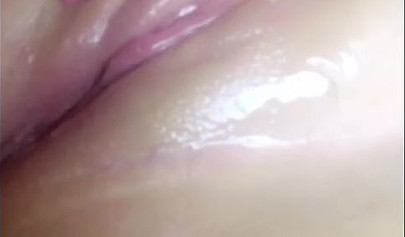 Playful teen babe fingering and toying her soaking wet pussy