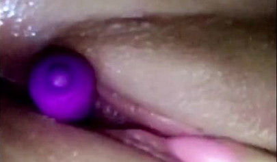 Playful teen babe fingering and toying her soaking wet pussy