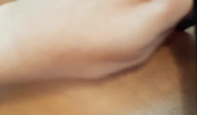 Lonely teen babe removes her panties and rubs her bald pussy