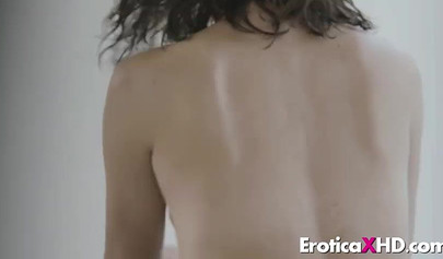 Alluring teen Izzy Bell having passionate sex with her boyfriend