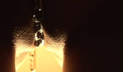 Sexy Emo teen strips on the stairs and shows her perky medium tits