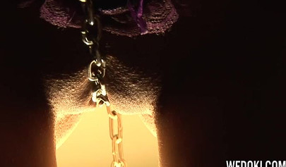 Sexy Emo teen strips on the stairs and shows her perky medium tits