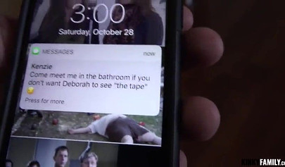 Inked blond teen Kenzie Reeves gets her pussy fucked and face jizzed