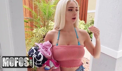 Big tit teen Dylann Vox moans as she gets destroyed by a hard dick