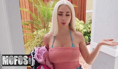 Big tit teen Dylann Vox moans as she gets destroyed by a hard dick