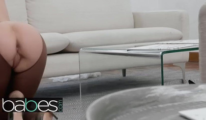 Teen hottie Whitney Wright in sexy tights gets her trimmed cunt boned deeply