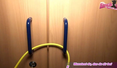 18-year-old German teen gets her tiny ass rammed deep