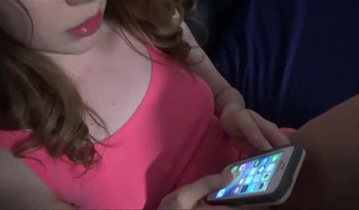 Pretty teen Elena Koshka blows and fucks her horny stepbrother's dick