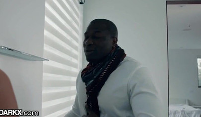 Petite seductress Emma Hix gets demolished by a huge black dick